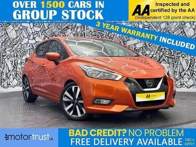 Begagnad Nissan Micra Tekna 117 HK (86 kW) 2019 Orange Halvkombi