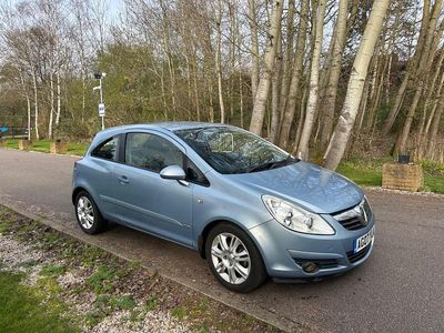 Used Vauxhall Corsa Design Edition 2007 Blue Hatchback
