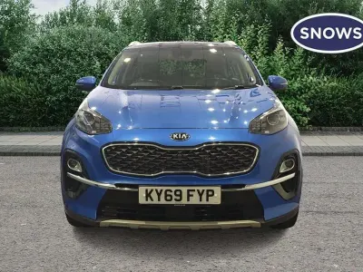 Usado Kia Sportage 136 HP (100 kW) 2019 Azul SUV