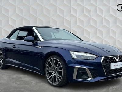 Used Audi A5 Cabriolet Comfort 265 HP (194 kW) 2021 Blue Cabriolet