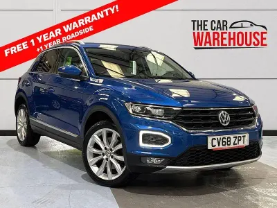 Used VW T-Roc SEL 115 HP (84 kW) 2018 Blue SUV