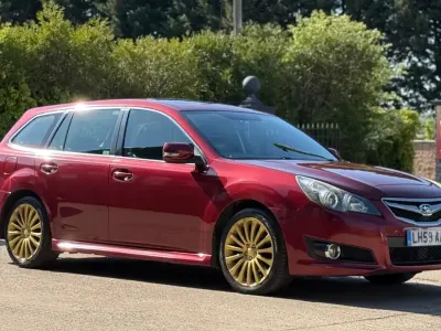 Begagnad Subaru Legacy Sport 2009 Röd Kombi