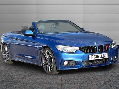 Used BMW 420 M Sport 190 HP (139 kW) 2016 Blue Cabriolet