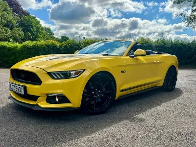 Used Ford Mustang GT 2018 Yellow Cabriolet