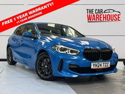 Used BMW 118 M Sport 136 HP (100 kW) 2024 Blue Hatchback