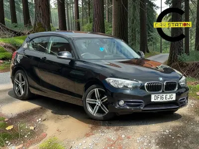 Used BMW 118 Sport Line 136 HP (100 kW) 2016 Black Hatchback