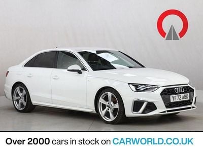 Used Audi A4 S-Line 150 HP (110 kW) 2022 White Sedan