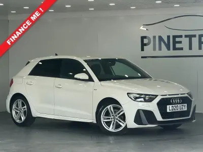 Used Audi A1 Sportback S-Line 95 HP (69 kW) 2020 White Hatchback