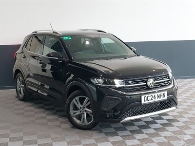 Black Used 2024 VW T-Cross R-line SUV | £23,998 (A bit pricey)