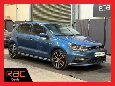 Used VW Polo GTI 192 HP (141 kW) 2016 Blue Hatchback