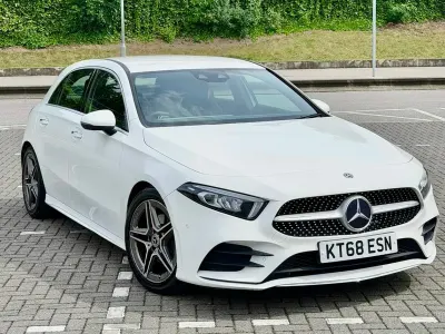 Used Mercedes A200 AMG Line Premium 2019 White Hatchback