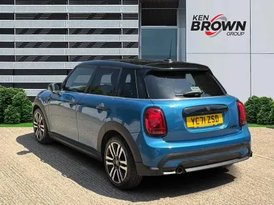 Used Mini Cooper Exclusive 2021 Blue Hatchback