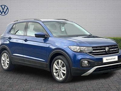 Used VW T-Cross SE 110 HP (80 kW) 2021 Blue SUV