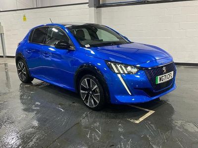 Blue Used 2021 Peugeot e-208 GTi Hatchback | £12,798 (Fair price)