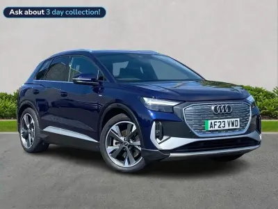 Used Audi Q4 e-tron S-Line 150 kW (204 HP) 2023 Blue SUV