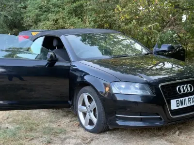 Used Audi A3 Cabriolet 105 HP (77 kW) 2011 Black Cabriolet