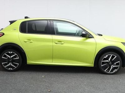 Yellow Used 2024 Peugeot e-208 GT Hatchback | £17,699 (Fair price)
