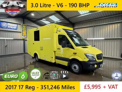 Used Mercedes Sprinter 190 HP (139 kW) 2017 Yellow