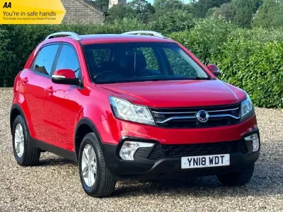 Used SsangYong Korando 150 HP (110 kW) 2018 Red Estate