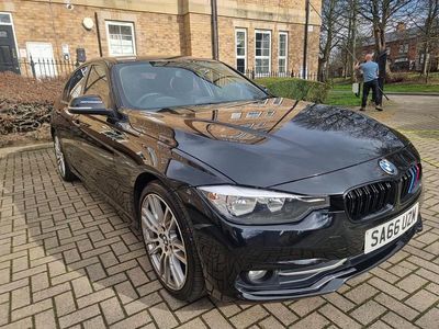Used BMW 320 Sport Line 2016 Black Sedan