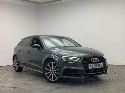 Used Audi A3 Black Edition 147 HP (108 kW) 2018 Grey Sedan