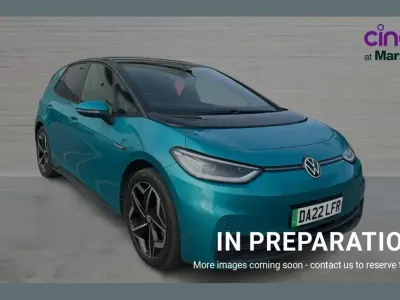 Begagnad VW ID.3 Pro 150 kW (204 HK) 2022 Svart Halvkombi