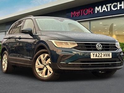 Blue Used 2022 VW Tiguan Life SUV | £15,265 (Fair price)