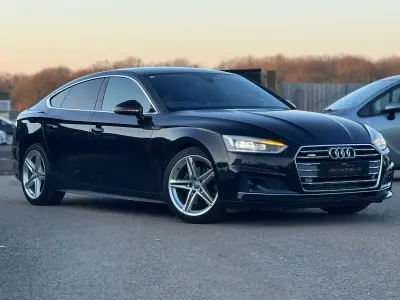 Used Audi A5 S-Line 2017 Black Hatchback