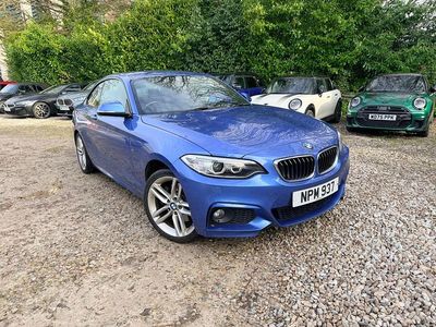 Used BMW 228 M Sport 242 HP (177 kW) 2016 Blue Coupe