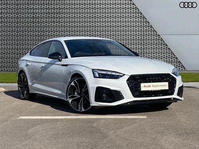 Used Audi A5 Sportback Black Edition 245 HP (180 kW) 2023 White Hatchback