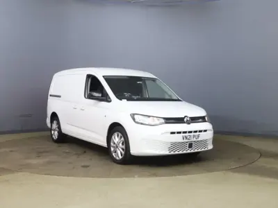 Used VW Caddy Pro 102 HP (75 kW) 2021 White MPV
