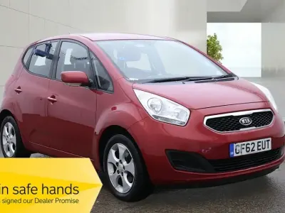 Used Kia Venga 125 HP (91 kW) 2012 Red Hatchback