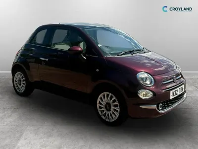 Used Fiat 500 Lounge 69 HP (50 kW) 2018 Red Hatchback