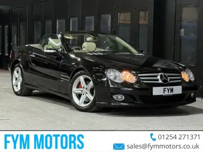 Used Mercedes SL350 272 HP (200 kW) 2007 Black Cabriolet