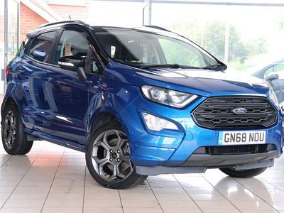 Used Ford Ecosport ST-Line 125 HP (91 kW) 2018 Blue SUV