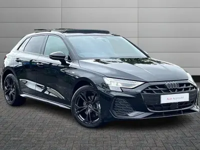 Used Audi A3 Sportback e-tron Black Edition 201 HP (147 kW) 2026 Mythos black Hatchback