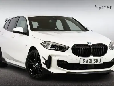 Used BMW 118 M Sport 134 HP (98 kW) 2021 White Hatchback