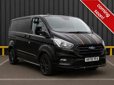 Used Ford Transit Custom Sport 185 HP (136 kW) 2020 Black Van
