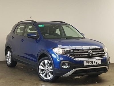 Blue Used 2021 VW T-Cross SE SUV | £14,698 (Fair price)