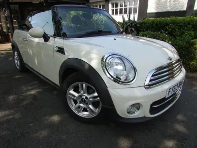 Used Mini Cooper D Cabriolet 2013 White Cabriolet