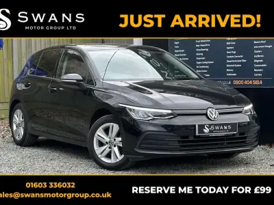 Used VW Golf VII Life 150 HP (110 kW) 2021 Black Hatchback