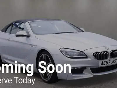 Used BMW 640 Cabriolet M Sport 2017 Yellow/silver Cabriolet