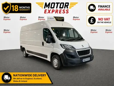 Used Peugeot Boxer 140 HP (102 kW) 2021 White Van