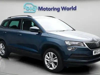 Used Skoda Karoq SE Technology 150 HP (110 kW) 2021 Blue SUV
