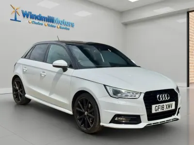 Used Audi A1 Sportback Black Edition 2018 White Hatchback