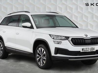 White Used 2022 Skoda Kodiaq SE Drive SUV | £22,698 (Fair price)