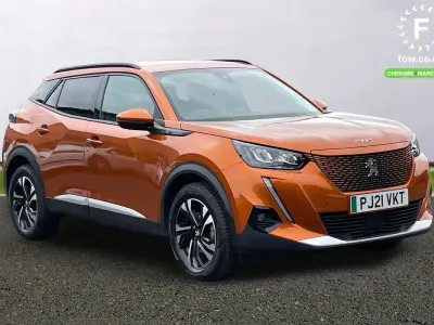 Used Peugeot 2008 Allure 100 kW (136 HP) 2021 Orange SUV