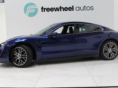 Used Porsche Taycan Performance Package 419 kW (571 HP) 2021 Blue Sedan