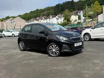 Used Peugeot 108 Active 2017 Black Hatchback