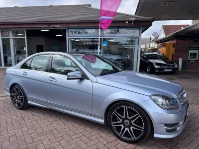 Begagnad Mercedes C250 AMG 204 HK (150 kW) 2012 Silver Sedan